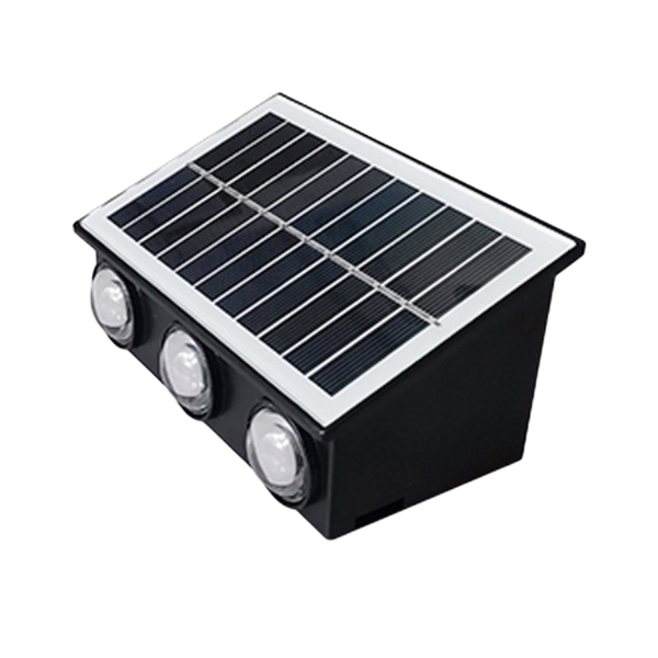 Solar LED Wall Light: Outdoor Illumination &amp; Security