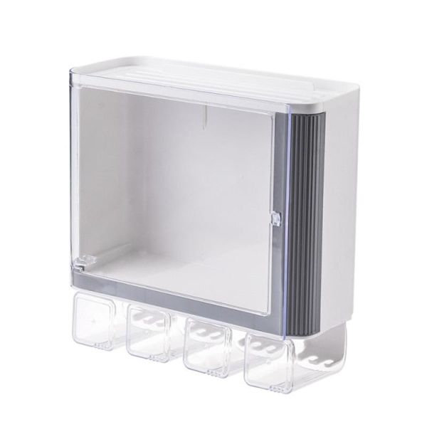 Wall Holder Bathroom Accessories Organizer Toothbrush Set Toothpaste Holder