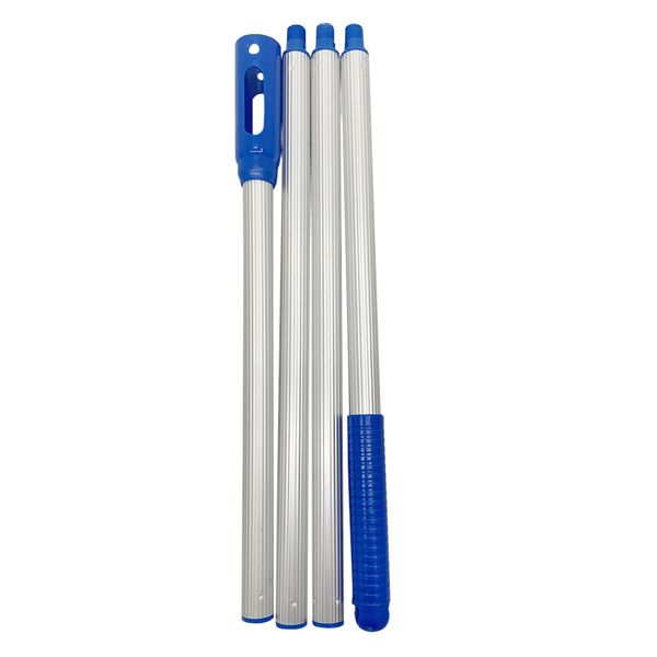 Garden Pool Cleaning Accessory 4-Section Aluminium Telescopic Pole (1.6M)