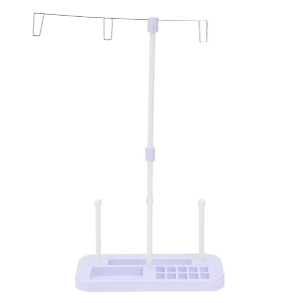 3 Thread Spool Holder Stand for Home Sewing Machine - Light Blue