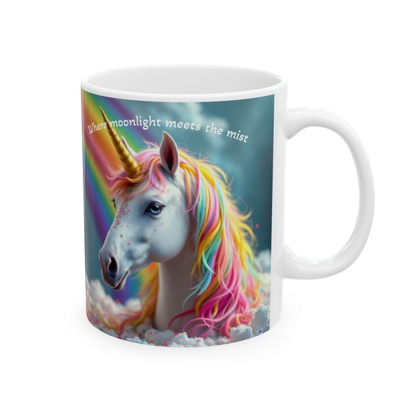 Unicorns are where the Moonlight meets the Mist Coffee Mug