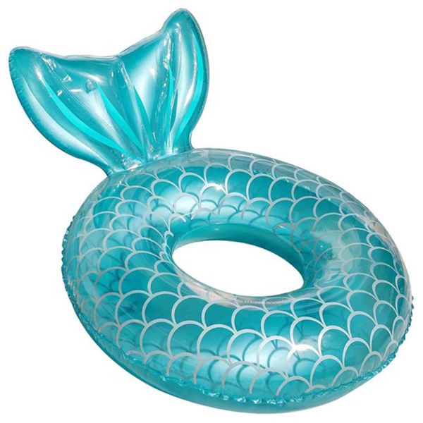 Large Inflatable Mermaid Swim ring Pool Floaties With Backrest