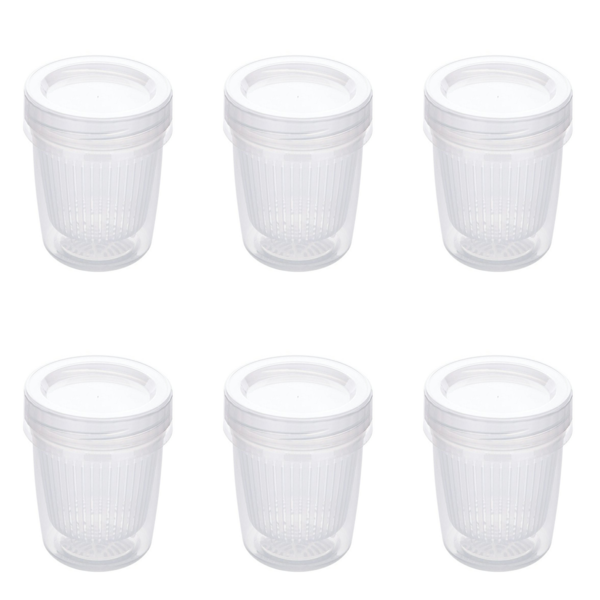 Pack of 6 Condiment Storage and Drain Baskets