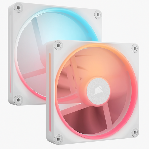 Corsair iCUE SP140 RGB Elite 140mm PWM Fan - 2 Pack (White)