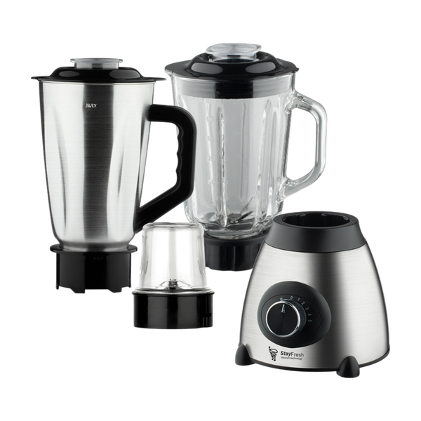 1000W 3-in-1 Electric Blender &amp; Grinder Set with 1.5L Jug