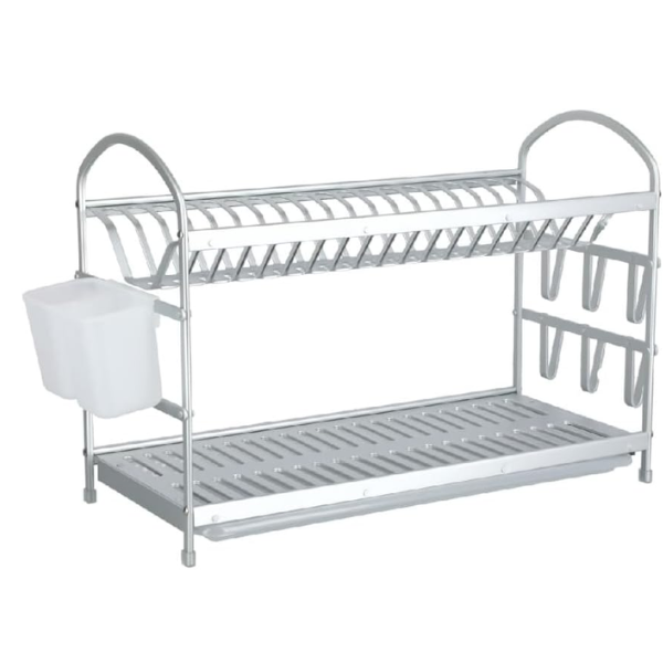 Aluminum Large Double Dish Rack