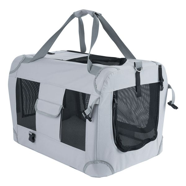 Collapsible Portable Pet Carrier for Small Pets M size60x42x42cm