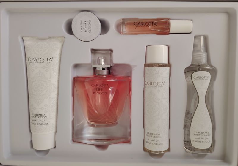 Women's Luxury 6 Piece Perfume Gift Set-Carlotta Life Is Good