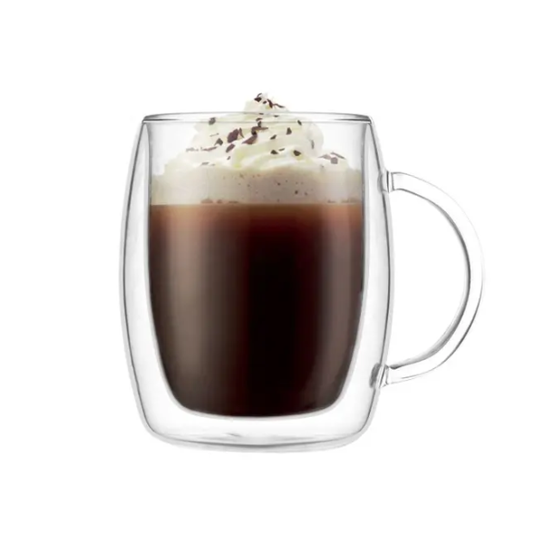 Double Wall Mug Rounded - 350ml - Set of 2
