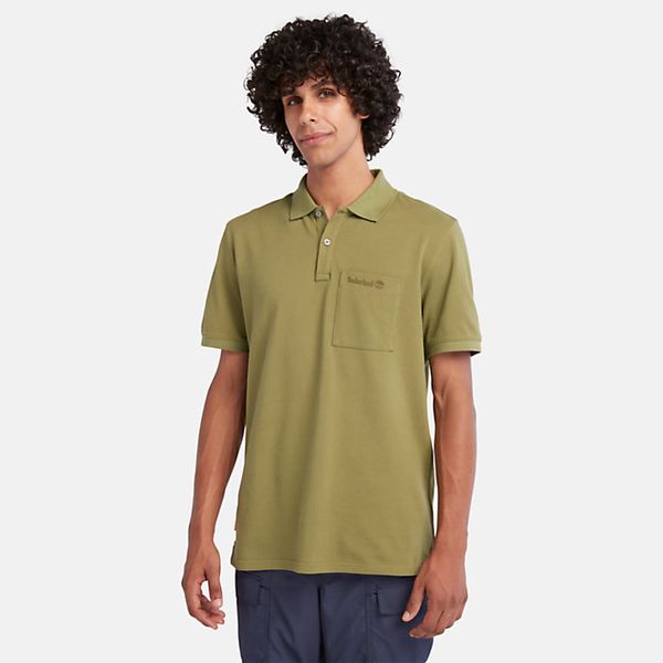 Timberland Pocket Polo Shirt For Men