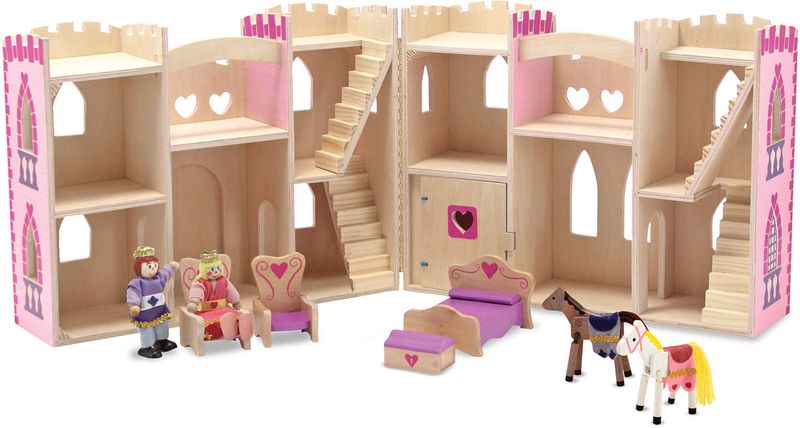 Melissa &amp; Doug Fold and Go Princess Castle