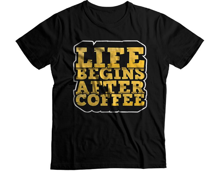 Life Begins After Coffee T-SHirt