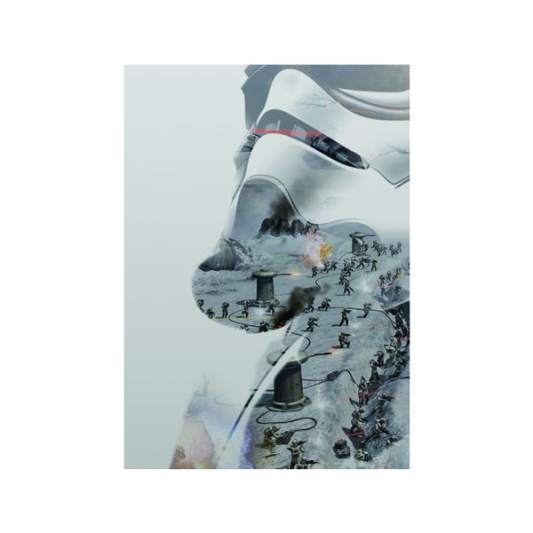 Star Wars trooper Abstract - A1 poster