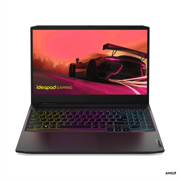 Lenovo IdeaPad Gaming 3 Ryzen 5 16GB 512GB SSD RTX3050 15.6" Notebook Black