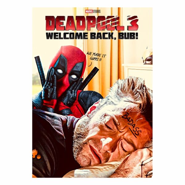 Deadpool 3 Movie Abstract - A1 Poster