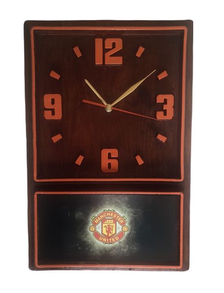 Retro Box Clock (Orange) Man United (67)