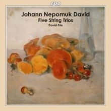 Johann Nepomuk David: Five String Trios (CD / Album)