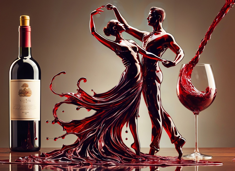 Canvas Home Decor Wall Art - Dance In Red