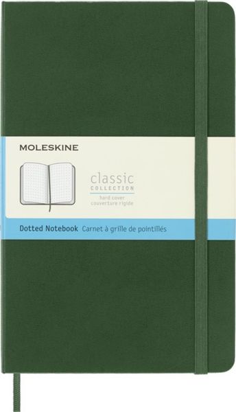 Moleskine Myrtle Green Large Dotted Notebook