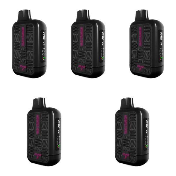 Tyson 2.0 Round 2 Vape 12000 Puffs - Frozen Strawberry (Pack of 5)