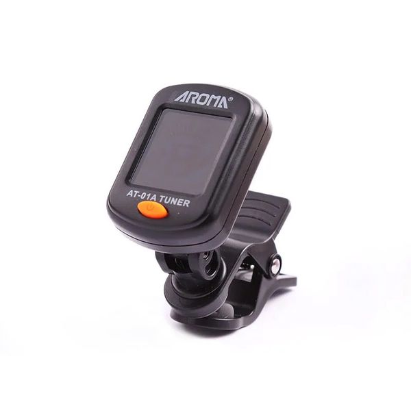 Aroma AT-01A Digital Clip-on Tuner for Guitars, Basses, Ukes &amp; Violins