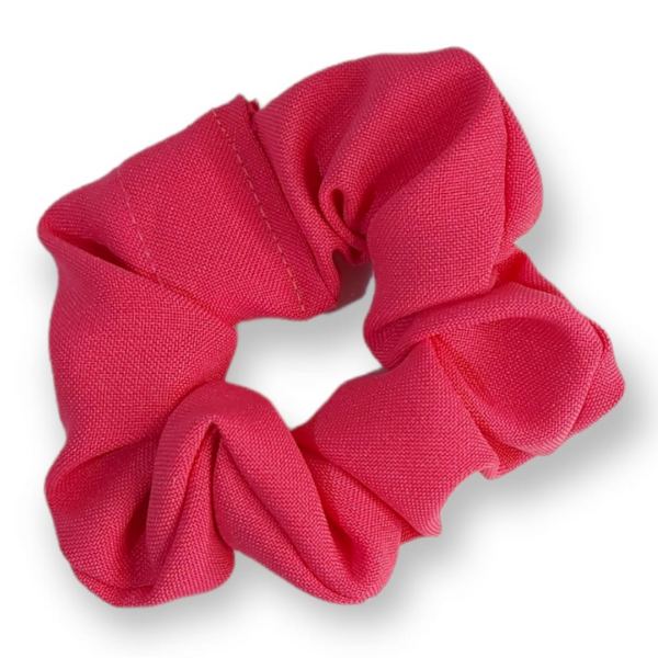M&amp;N Hair Scrunchie - Dark Pink