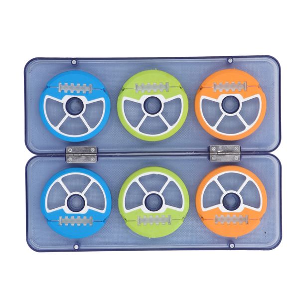 6-PC Foam Fishing Line &amp; Hook Spool Holder