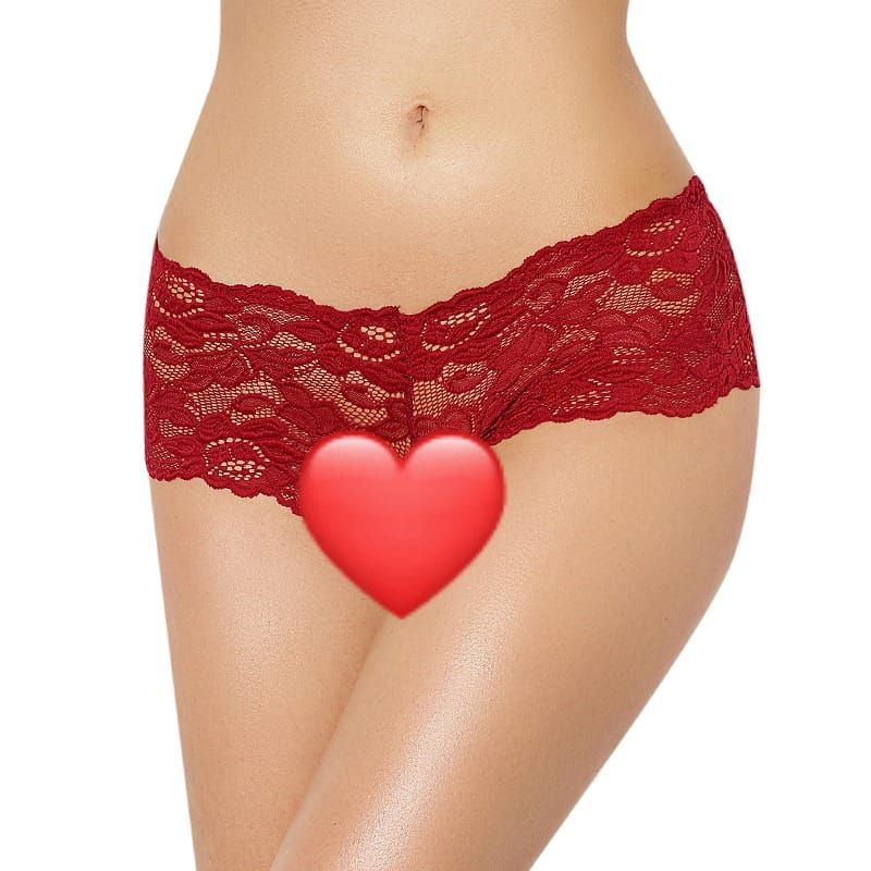 Edendiva's Black Sexy Floral Lace Underwear - Red, Shop Today. Get it  Tomorrow!