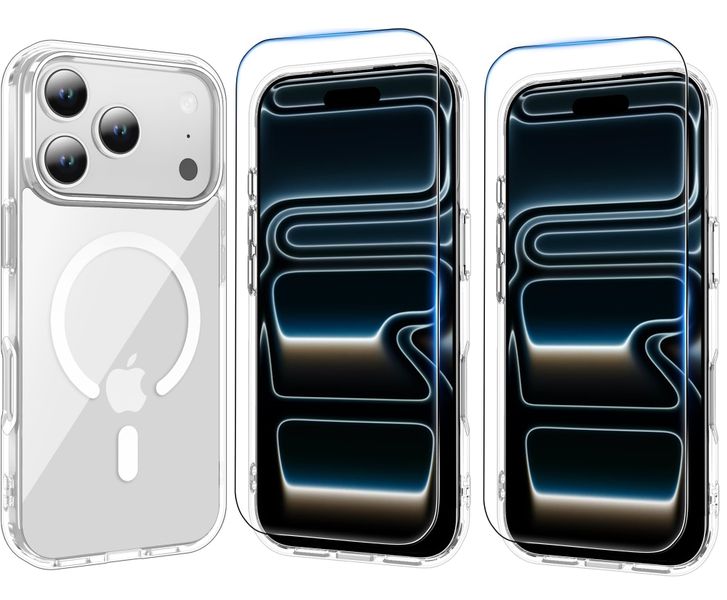 Phone Case &amp; Two Screen Protector Combo Compatible With iPhone Series 17