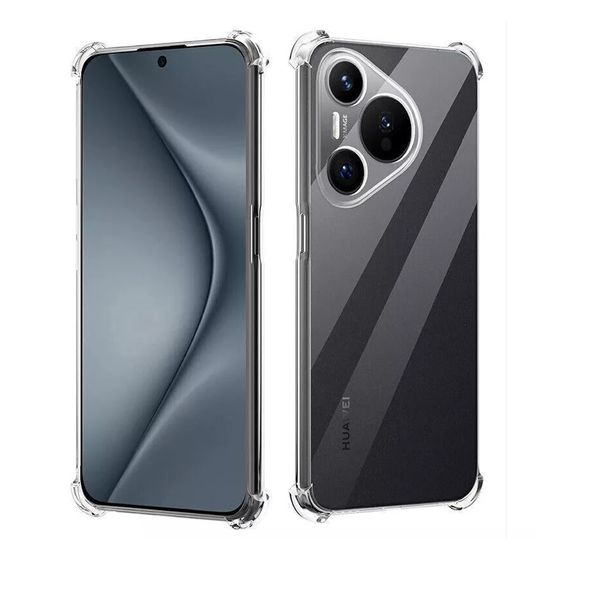 Transparent Shockproof Back Cover compatible with Huawei Pura P70 Ultra