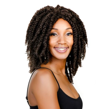 Magic Faux Locs Havana Twist Marley Style Synthetic Hair Wigs