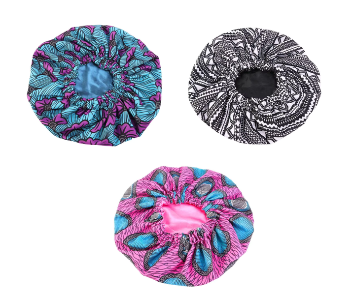 3 Pack Satin-lined Bonnets