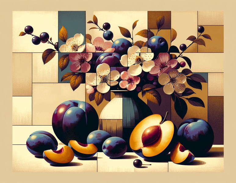 Modern Canvas Wall Art Home Decor - Broken Fruit