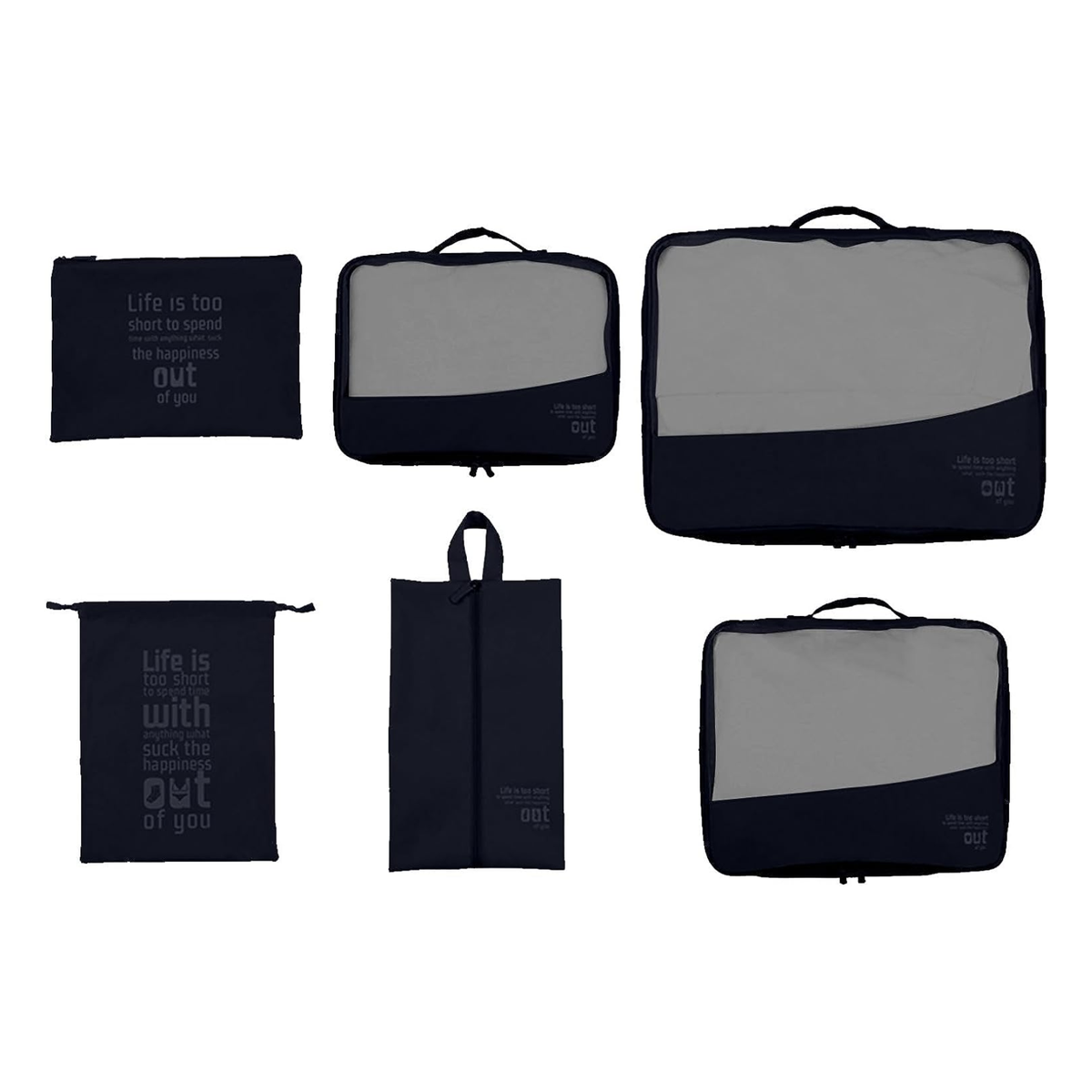 6 In 1 Travel Essential Luggage Packing Organisers