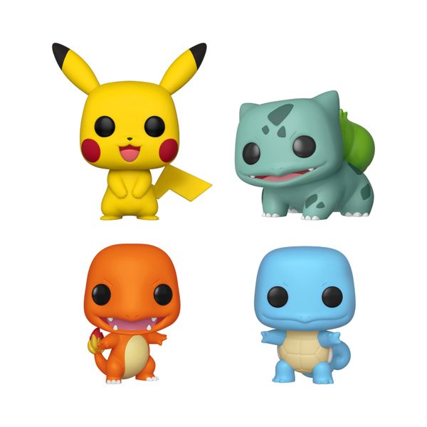 Funko Pop! Games: Pokemon - Starters 4Pack