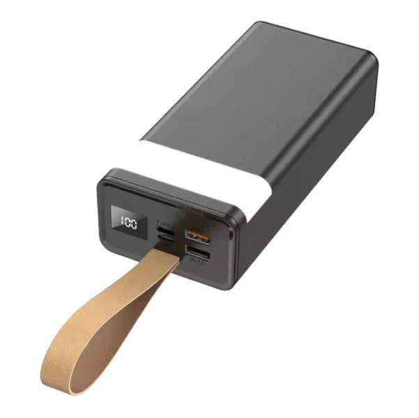 Universal 40000mAh Powerbank With LED Display &amp; 22.5W Fast Charge- Black