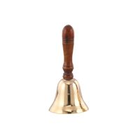School Bell - 15cm high - Brass Hand Bell Musical Instrument, Shop Today.  Get it Tomorrow!