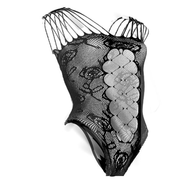 She-Woolf "Front Door Keys" - Elegant Noir Hosiery