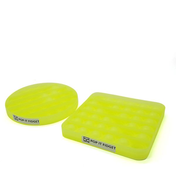 BUFFTEE Pop it Fidget Toy - Glow In The Dark - Luminous Glow Mystery 2 Pack
