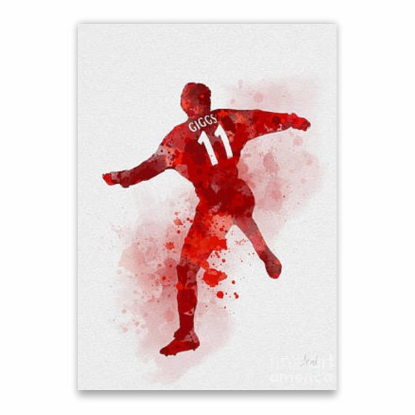 Ryan Giggs Painting Poster - A1