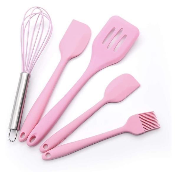 Cooking/Baking Utensils | Set of 5 in Pink