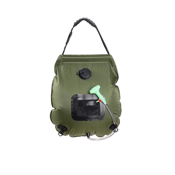 Portable Shower Bag 5 Gal/20L Solar Heating Camping Shower Bag For Hiking
