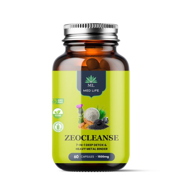 Medlife Zeocleanse 7-in-1 Detox Binder - 60 Capsules