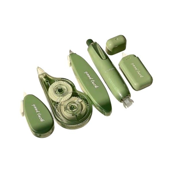 Correction Tape 5 Piece Set - Olive Green