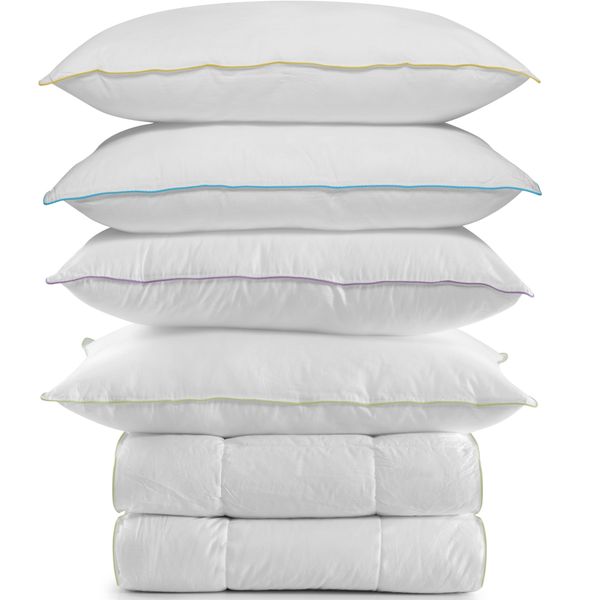 Luscious Living - Duvet Inner - 4 Pillows - Plush Microfibre - 5 Pack