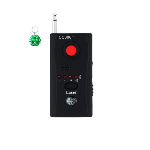 Full Range Wireless Anti Spy RF Signal Bug Laser Detector And A Keyholder