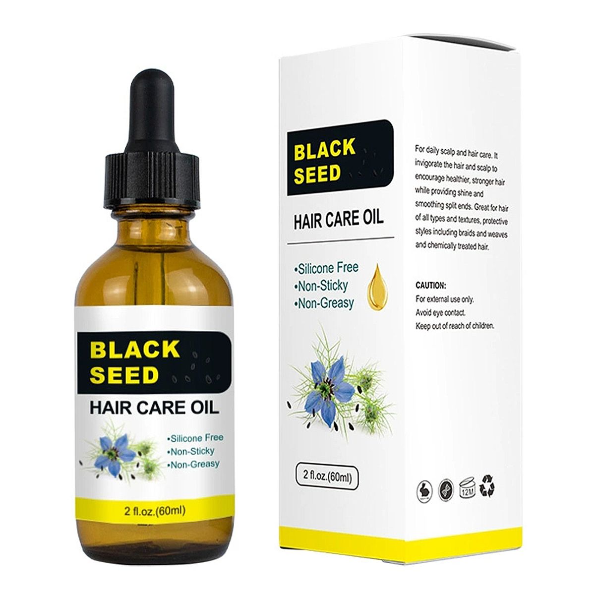 Blackseedhalr care with essential oils Hair growth oil