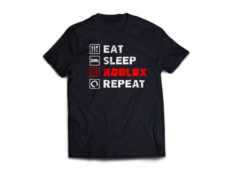 Eat Sleep Roblox Repeat T-Shirt