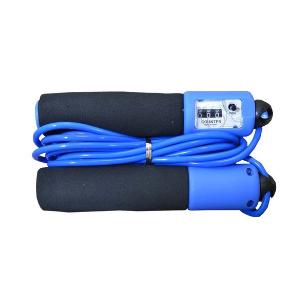 Adjustable Skipping Rope with time counter for fitness &amp; Sports (9ft)-Pink