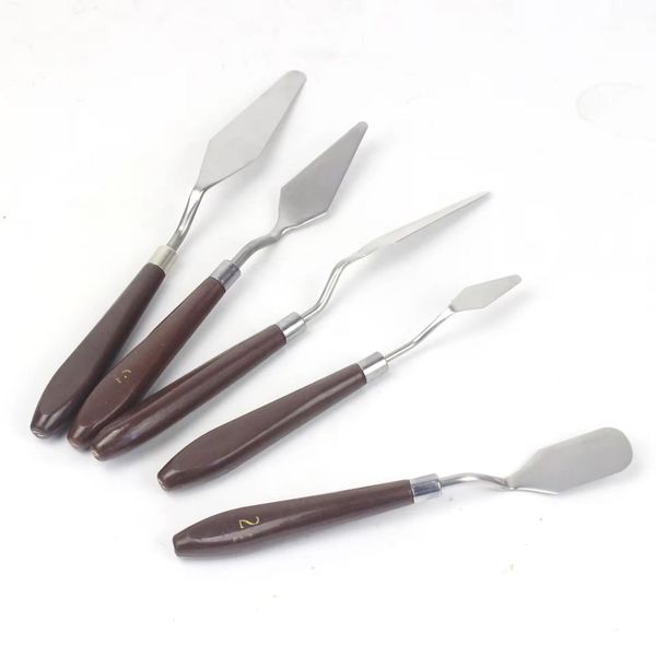 5 Piece Stainless Steel Multifunctional Spatula Palette Knives Set